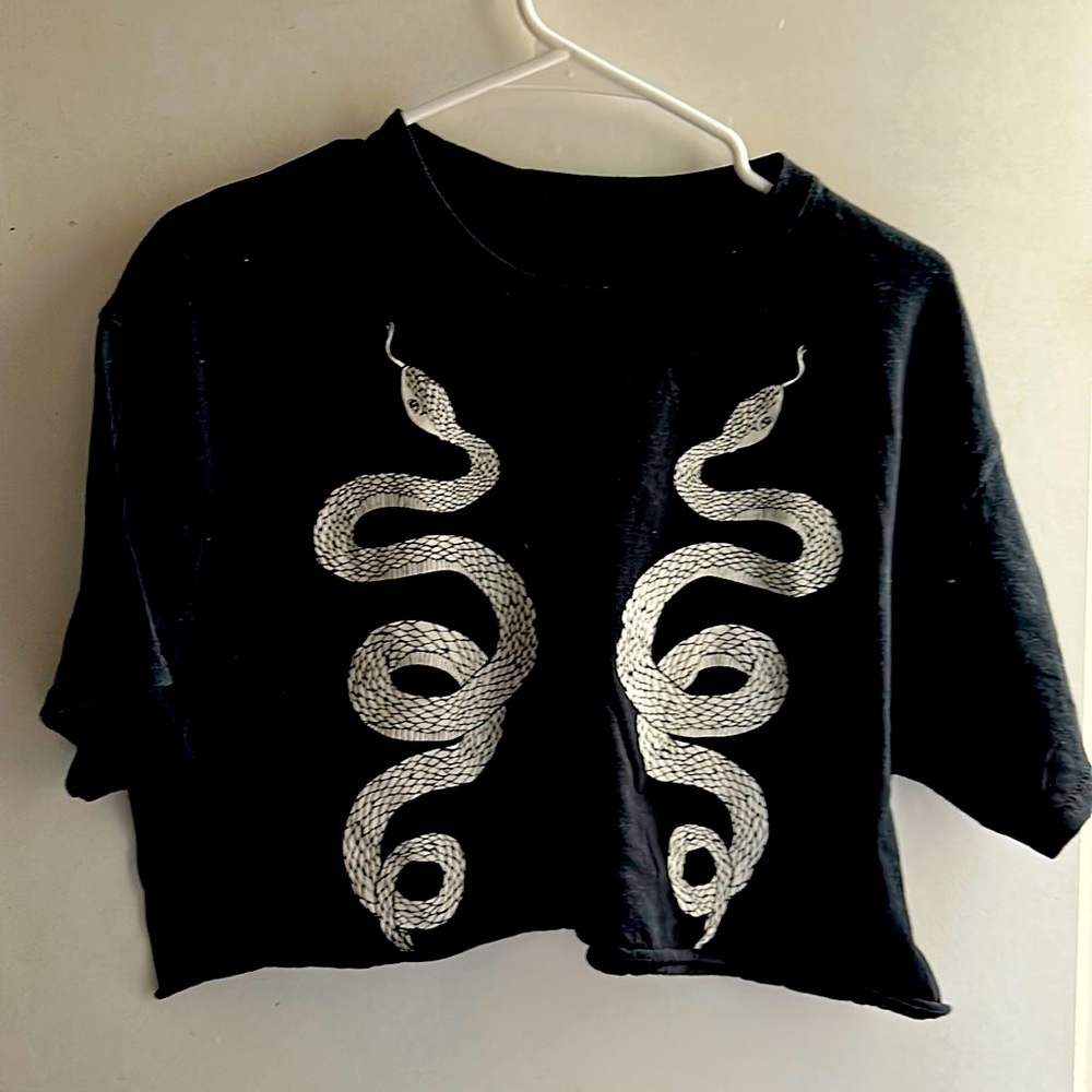 Double Snake Crop. Size Large. Never worn.